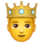 Książę Whatsapp U+1F934 Książę Whatsapp U+1F934