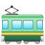 Wagon kolejowy Emoji U+1F683 Wagon kolejowy Emoji U+1F683