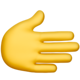 Ręka w prawo emotikon U+1FAF1 Ręka w prawo emotikon U+1FAF1