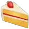 Kawałek ciasta Whatsapp U+1F370
