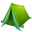 Namiot Emoji U+26FA Namiot Emoji U+26FA