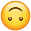 Emotikona na głowie U+1F643 Emotikona na głowie U+1F643