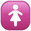 Symbol toaleta damska Whatsapp U+1F6BA Symbol toaleta damska Whatsapp U+1F6BA